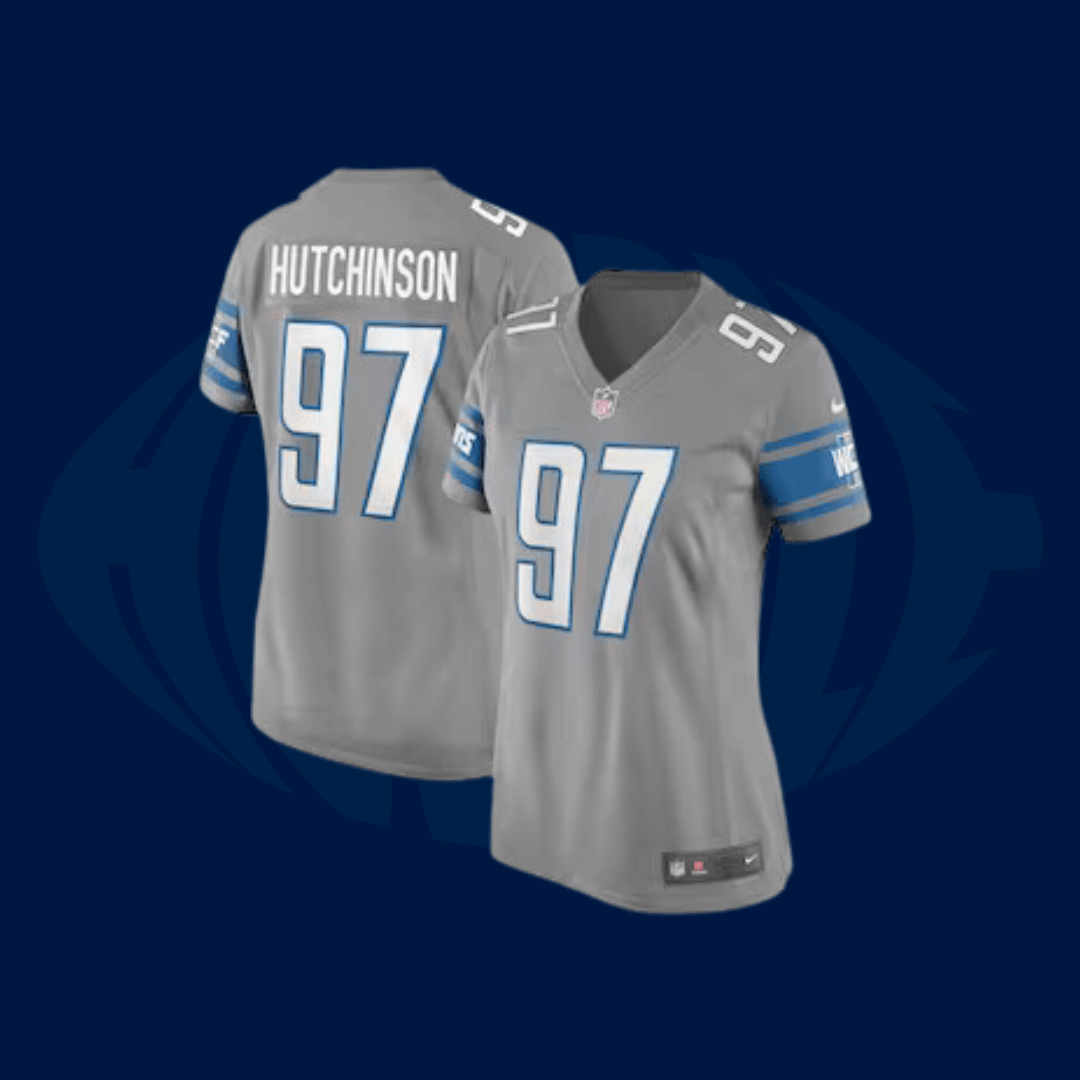 Jersey NFL Detroit Lions - Gray - Women's - Snap Jersey