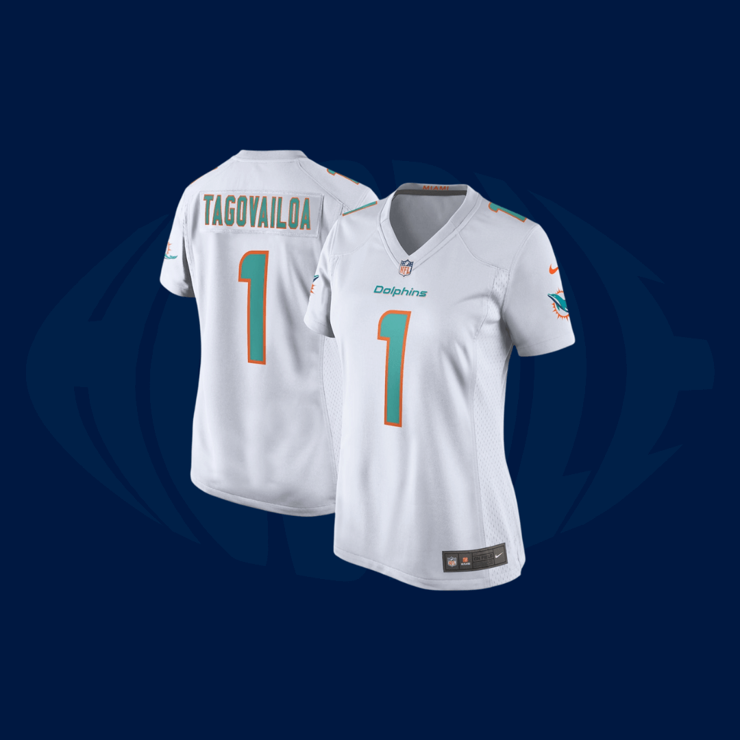 Jersey NFL Miami Dolphins Limited White - Women's - Snap Jersey