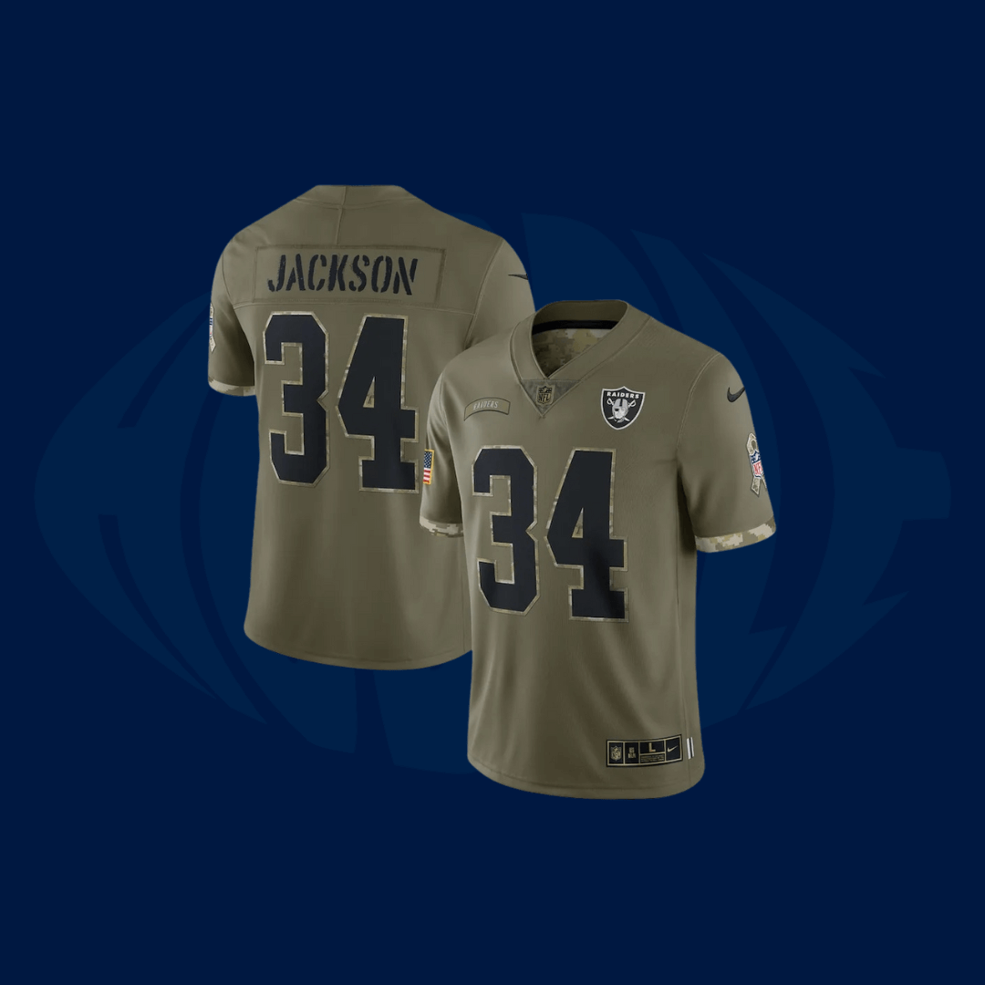 Jersey NFL Las Vegas Raiders Salute To Service 2022 - Snap Jersey