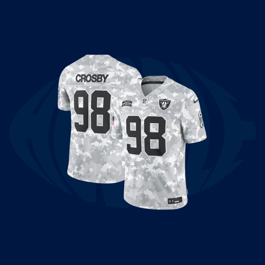 Jersey NFL Las Vegas Raiders Salute To Service 2024 - Snap Jersey